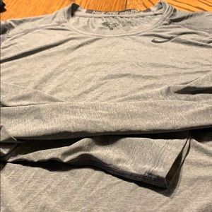 Nike Pro Combat fitted long sleeved tshirt